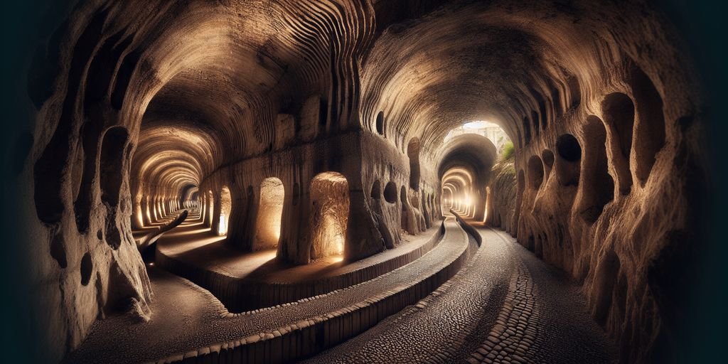 ancient underground tunnels Nice France